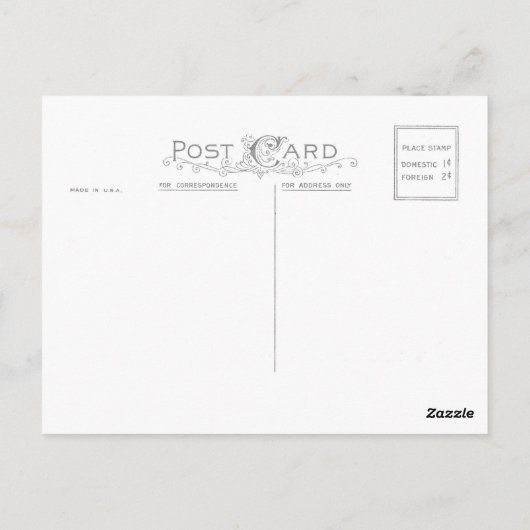 Sneeuwtijger Briefkaart (Achterkant)