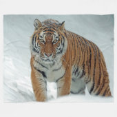SNEEUWTIJGER FLEECE DEKEN (Voorkant (Horizontaal))