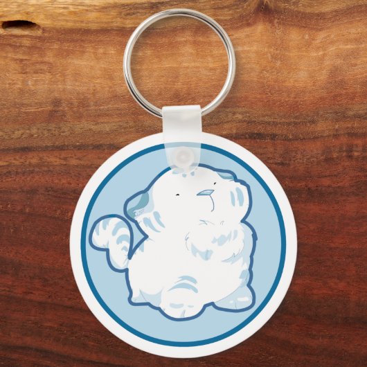 Sneeuwtijger-Sleutelhanger Sleutelhanger (Voorkant)