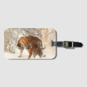 sneeuwtijgers bagagelabel (Voorkant (horizontaal))