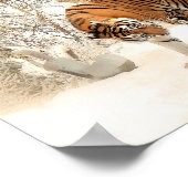 sneeuwtijgers poster (Hoek)