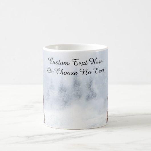 Sneeuwtijnbos winterbos koffiemok (Center)