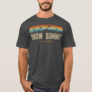 Sneeuwtop  bergen die kamperen Calif T-shirt