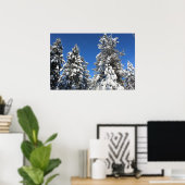 Sneeuwtop groenblijvend poster (Thuiskantoor)