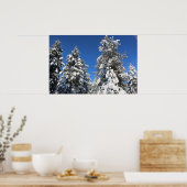 Sneeuwtop groenblijvend poster (Keuken)