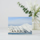 Sneeuwtoppen Woodfjord Svalbard 2 Briefkaart (Staand voorkant)