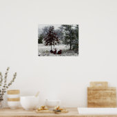 Sneeuwtractor Poster (Keuken)