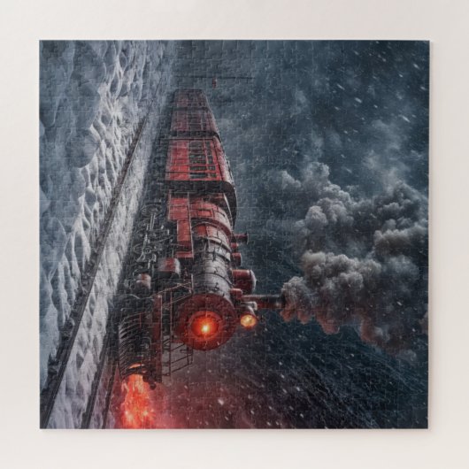 Sneeuwtrein Legpuzzel (Horizontaal)