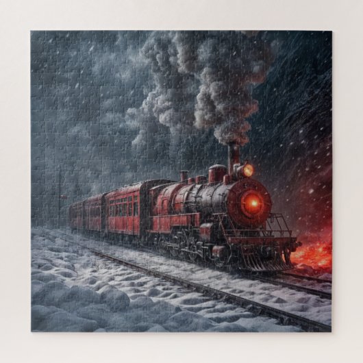 Sneeuwtrein Legpuzzel (Verticaal)