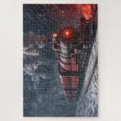 sneeuwtrein legpuzzel (Verticaal)