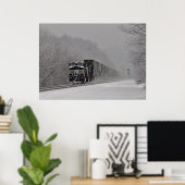 Sneeuwtrein Poster (Thuiskantoor)