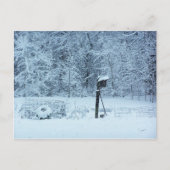 Sneeuwtuin Briefkaart (Voorkant)