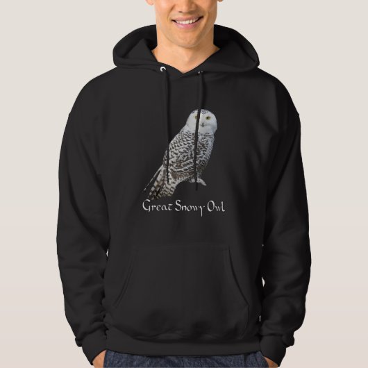 Sneeuwuil  1 hoodie (Voorkant)