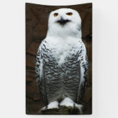 Sneeuwuil bnrcnm spandoek (Verticaal)