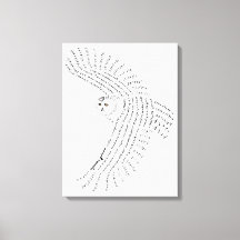 Sneeuwuil Canvas Print