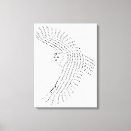Sneeuwuil Canvas Print