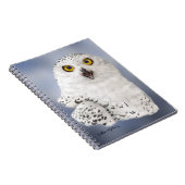 Sneeuwuil Caricatuur Notitieboek (Rechterzijde)