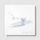 Sneeuwuil en een witte wezel gastenboek (Voorkant)