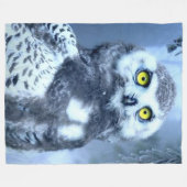 SNEEUWUIL FLEECE DEKEN (Voorkant (Horizontaal))