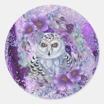 Sneeuwuil godin kunst van Renee