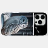 Sneeuwuil in de winteromhelzing Case-Mate iPhone case (Achterkant (horizontaal))