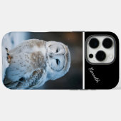 Sneeuwuil in de winteromhelzing Case-Mate iPhone case (Achterkant (horizontaal))