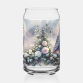 Sneeuwuil in Moonlit Winter Garden Blikvorm Glas (Rechts)