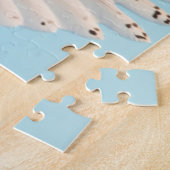 Sneeuwuil in vlucht legpuzzel (Zijkant)