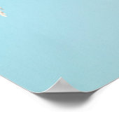 Sneeuwuil in vlucht poster (Hoek)