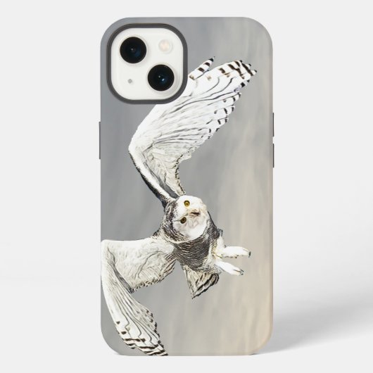 Sneeuwuil iPhone Hoesje (Achterkant)