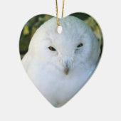 Sneeuwuil Keramisch Ornament (Links)
