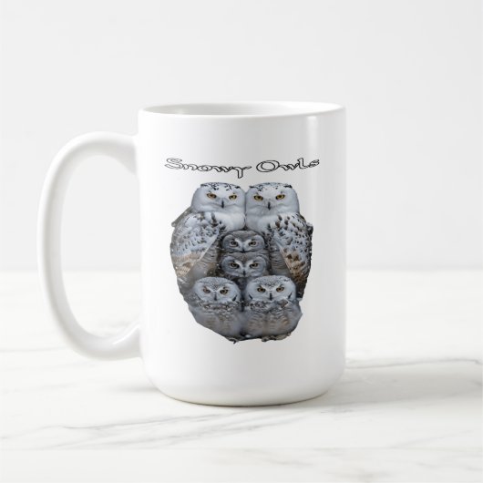 Sneeuwuil koffiemok (Links)