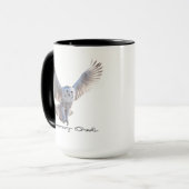 Sneeuwuil koffiemok mok (Voorkant links)