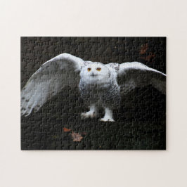 Sneeuwuil met open vleugels 11x14 252pc jpcna legpuzzel