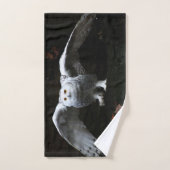 Sneeuwuil met open vleugels BTCNA Bad Handdoek (Handdoek)