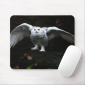Sneeuwuil met open vleugels MPCNM Muismat (Met muis)