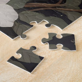 Sneeuwuil Moonlight Moonflower Legpuzzel (Zijkant)