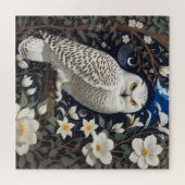Sneeuwuil Moonlight Moonflower Legpuzzel (Horizontaal)