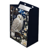 Sneeuwuil Moonlight Moonflower Medium Cadeauzakje (Achterkant Gekanteld)