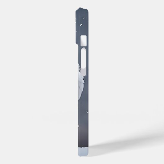 Sneeuwuil op sneeuw Case-Mate iPhone case (Achterkant / Links)