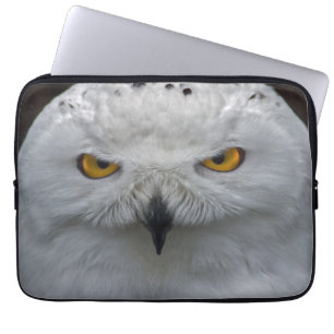 Sneeuwuil Portret Laptophoes Laptop Sleeve