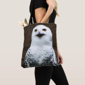 Sneeuwuil stcnm tote bag (Dichtbij)