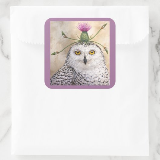 Sneeuwuil stickers (Tas)