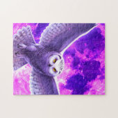 Sneeuwuil van Purple Moon Legpuzzel (Horizontaal)