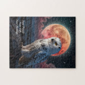 Sneeuwuil van wijsheid legpuzzel (Horizontaal)