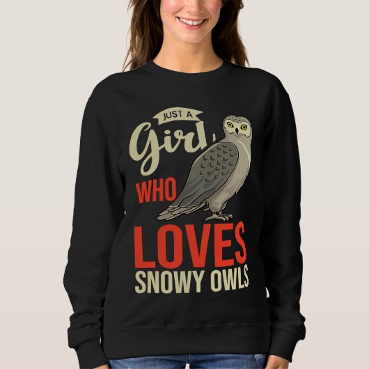 Sneeuwuil Vogel Dier Trui (Voorkant)