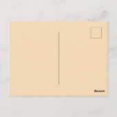 Sneeuwuil vrolijk kerstfeest briefkaart (Achterkant)