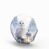Sneeuwuil Wintermagie Fotoblokken (Rechts)