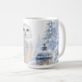 Sneeuwuil Wintermagie Koffiemok (Voorkant rechts)