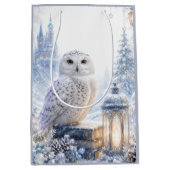 Sneeuwuil Wintermagie Medium Cadeauzakje (Voorkant)